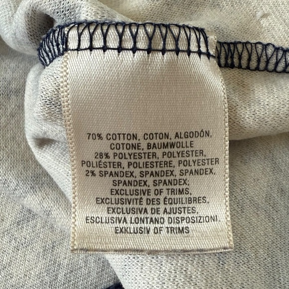 Anthropology Akemi+Kin Manet Tunic Mini Dress Women Size XS Navy White Boho - Picture 8 of 8